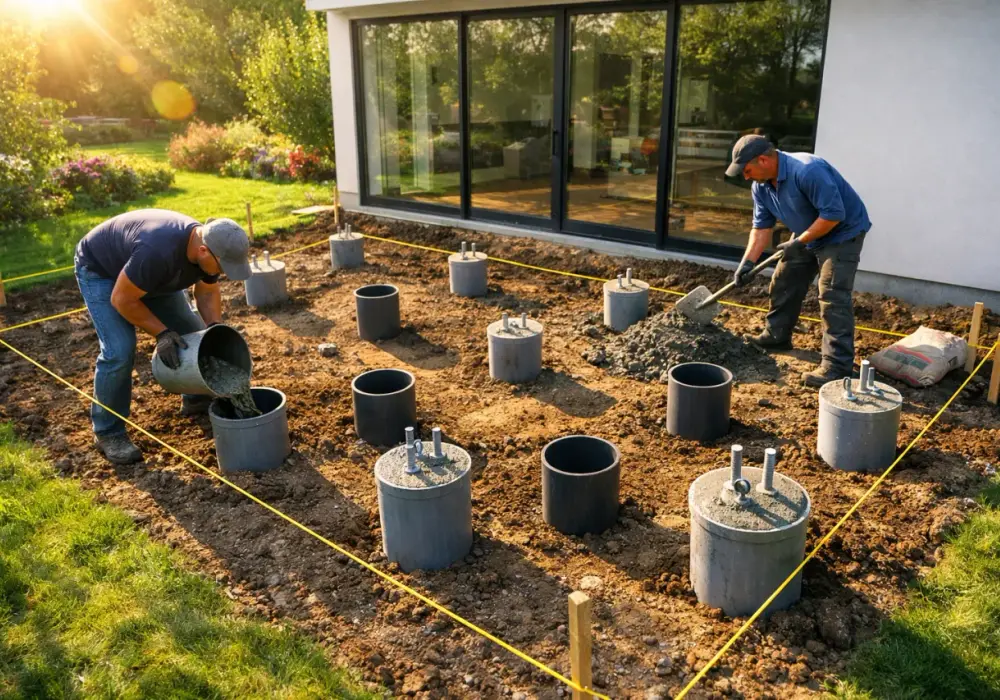 Fundament pod taras: Poradnik DIY, koszty, przepisy 2026