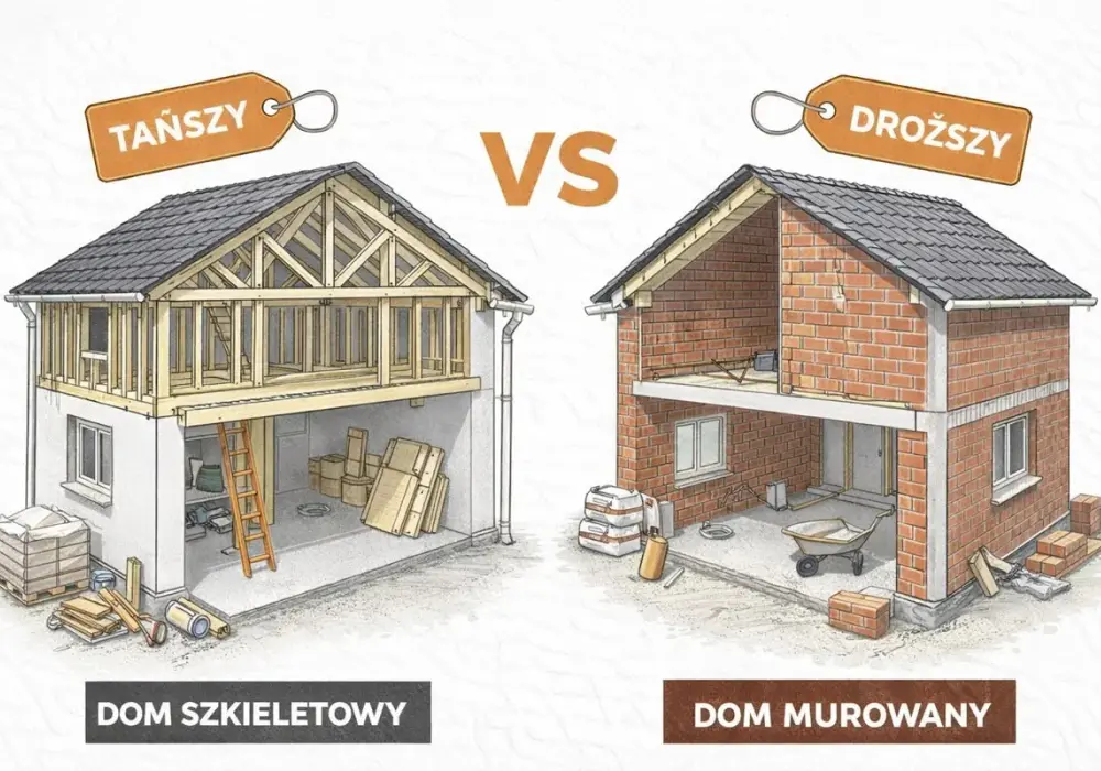 Koszty budowy domu - drewniany czy murowany - co się opłaca?