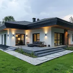 Podbitka w kolorze elewacji: Jak stworzyć harmonijny wygląd domu