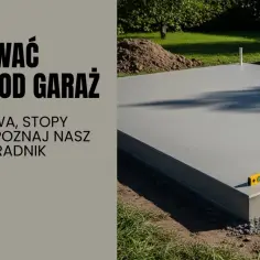 Jak przygotować podłoże pod garaż blaszany? Poradnik o płycie betonowej, stopach i kostce. Poziomica na gotowej podstawie.