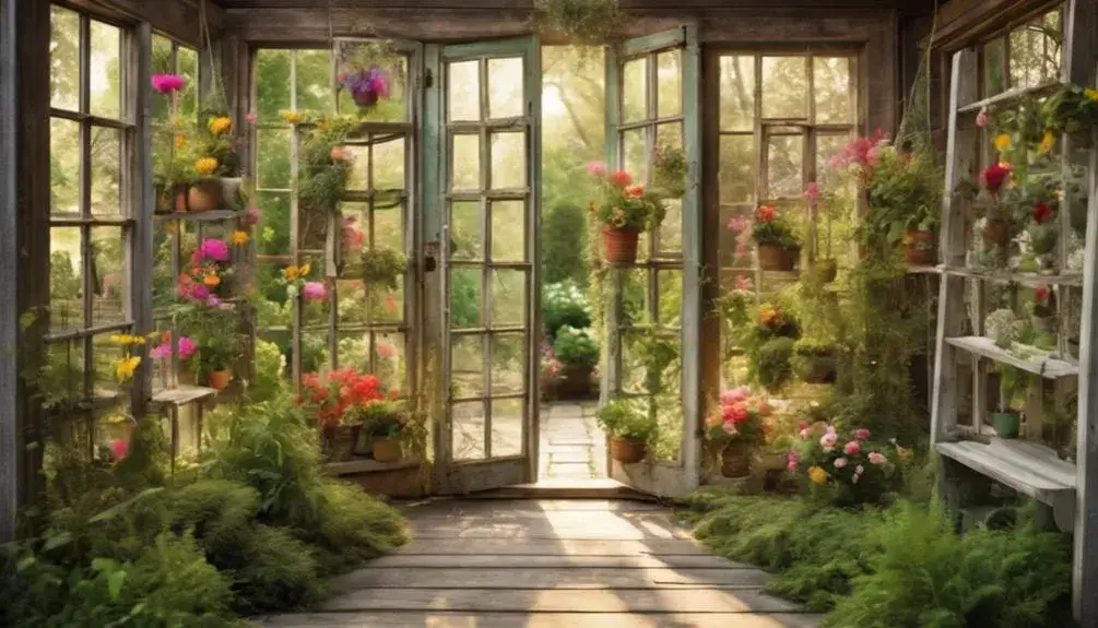Zdjęcie Kreatywne pomysły na stare okno w ogrodzie: 6 inspiracji DIY