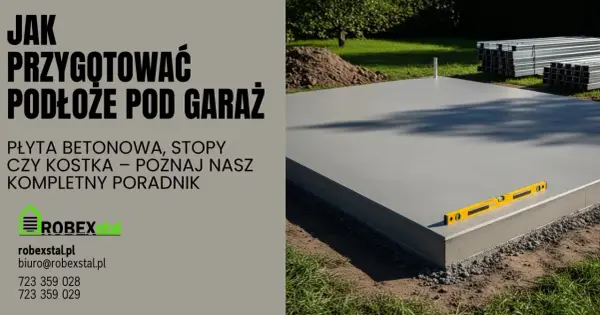 Jak przygotować podłoże pod garaż blaszany? Poradnik krok po kroku